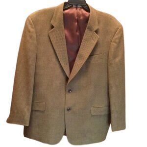 Louis Feraud Tweed Sportcoat Size 46R 100% Wool
